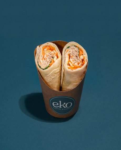 Wrap thon, coleslaw